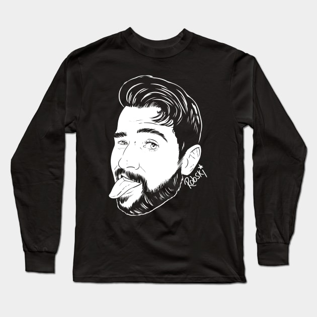 Dan stick your... tongue out! Invert Long Sleeve T-Shirt by RobskiArt